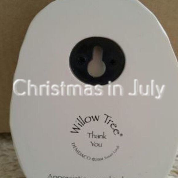 COPY - Willow Tree Thank You Plaque Flowers Appreciating Your Kindness #26514 - Picture 2 of 2